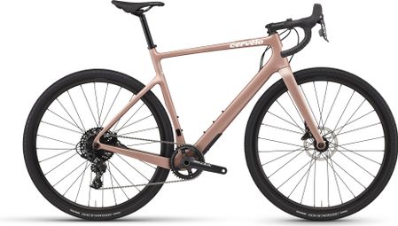 Bicicleta de gravilla Cervélo Aspero Sram Apex 1 11V 700 mm Rosa Champán 2023