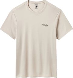RAB Crimp T-shirt voor heren, wit 