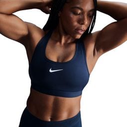 Brassière Nike Swoosh Medium Support Bleu Femme