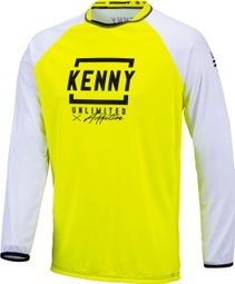 Kenny Defiant Long Sleeve Jersey White / Fluo Yellow