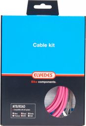 Kit Complet Freinage / Câbles et Gaines / Basic Elvedes Rose