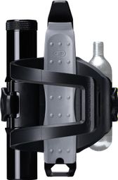 Porte-Bidon Multifonction Crankbrothers BC18 Noir + Multi-Outil (18 Fonctions) + Gonfleur CO2