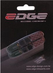 EDGE Jeu De Gommes De Frein V-Brake Atb Triple-Colour