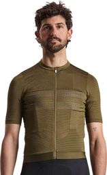 Maillot Manches Courtes Rapha Brevet Lightweight III Vert Homme