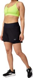 Short 2-en-1 Brooks Chaser 2.0 5in Noir Femme