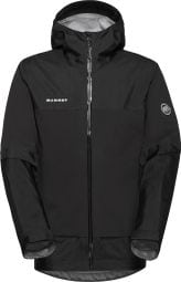 Wasserdichte Jacke Mammut Ducan Guide Hs Hooded Schwarz Mann