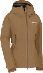 Lagoped Tetras Camel Waterproof Jacket for Women