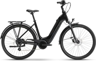 Winora Tria X7 Low E-Citybike mit Shimano Altus 7-Gang-Schaltung, 500 Wh, 700 mm, schwarz, T.S. 150/165 cm – Ausstellungsmodell
