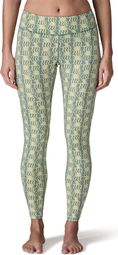 Collant Patagonia Capilene Midweight verde da donna