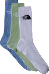 3 paia di calzini The North Face Multi Sport Bianco/Verde/Blu