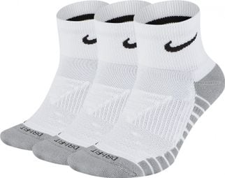 Socks (x3) Nike Everyday Max Cushion Quarter White Unisex