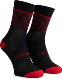 Chaussettes Velo Rogelli Hero II - Homme - Rouge/Bourgogne/Noir