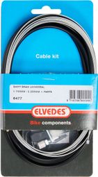 Kit Câbles et Gaine Elvedes pour Transmission Sram 1700/2250mm noir