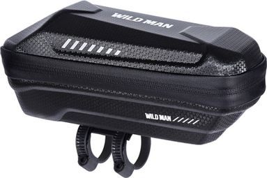 Borsa nera impermeabile da telaio bici da 1 L WILD MAN