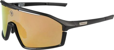 Endura Dorado II Brille Mattschwarz / Orange Linsen - Grün