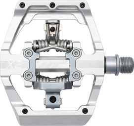 HT Klickpedale X2 Silber