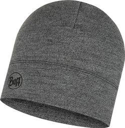 Unisex Buff Midweight Merino Beanie Grey