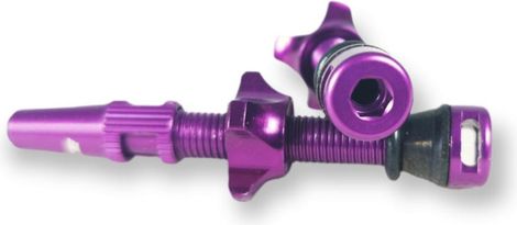 Ice Coppia di Valvole Airflow Tubeless 44 mm Purple