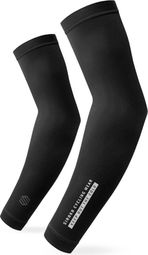 Manchettes de vélo Cyclisme Homme et Femme Manchettes thermiques ColdBlock Noir