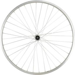 Roue vtc 28  ar blocage k7 jante argent mach1 m110. moy. Shimano tx500 v-brake 8/9/10v 36t