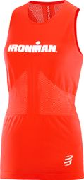 Compressport Women's IronMan Dazzle Tank Top Red