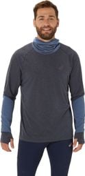 Top termico con cappuccio Asics Metarun Winter Blue Uomo