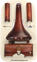 Tristesse Ensemble Charleston Sporting Leather Brown 3 pièces