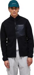 Peak Performance Naturerush Fleecejacke mit Reißverschluss, schwarz, für Herren