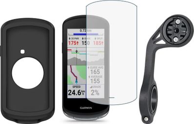 Pack Accessoires Garmin Edge 1040/1040 Solar (Ecran de protection + Housse + Support déporté XL optimisé 1040)