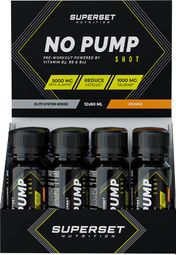 No Pump Shot (12x60ml) - Superset Nutrition - Orange - Preworkout