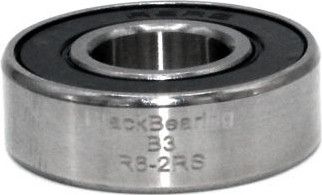 Roulement Black Bearing R6-2RS 9.53 x 22.23 x 7.14 mm