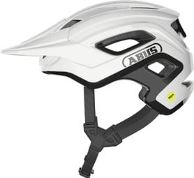 Abus Cliffhanger Mips Shiny White / Weißer Helm