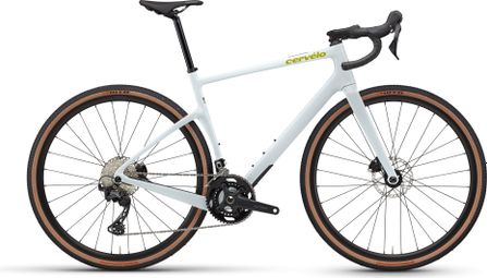 Bicicleta de gravilla Cervélo Aspero Shimano GRX 11V 700 mm Blanca 2024