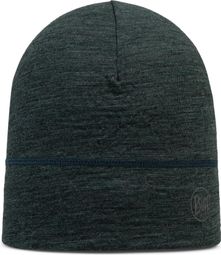 Cappellino Buff in lana merino leggero a righe multiple, colore Forest