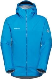 Wasserdichte Jacke Mammut Ducan Guide Hs Hooded Blau Mann