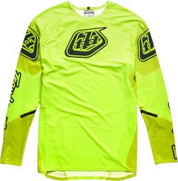 Langarm Trikot Troy Lee Designs Sprint Ultra Gelb
