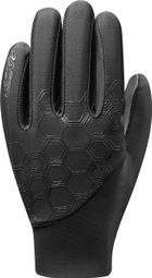 Lycra Leather Factory Handschoenen Zwart