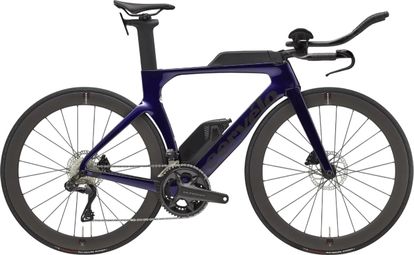 Triathlon bike Cervélo P5 Shimano Ultegra Di2 12V 700 mm Deep Blue Sunset / Blue