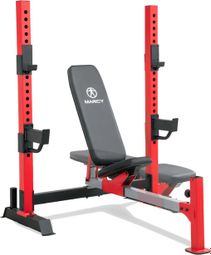 Banc Olympique Marcy MWB-7096 - Largeur des montants 108 cm - Poids supporté 272 kg