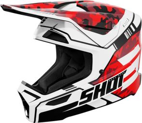 Casque Integral Shot Furious Enfant Flash Rouge Brillant