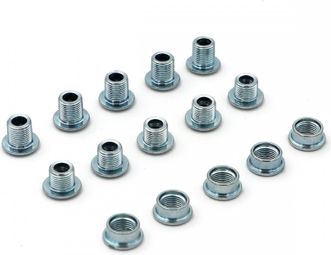 Forward CrMo Screw Kit Silver