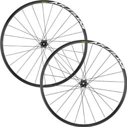 Roues route 700 mavic aksium disc centerlock axe 12x142 et 12x100 noir 11-10v. Shimano (avant + arriere) - serie limitee