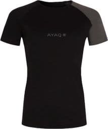 AYAQ Biafo Merinos Women's Short Sleeve Jersey Black