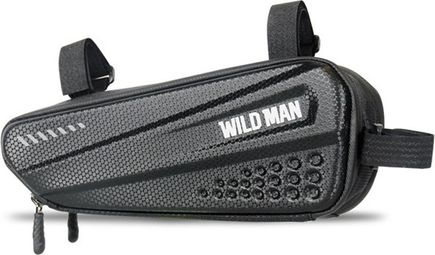 Borsa triangolare nera da telaio bici da 1,2 L WILD MAN