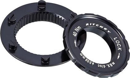 Ritchey Nabenadapter Centerlock auf 6 Bolzen mit Lockring