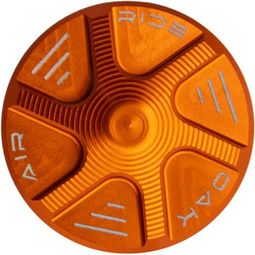 OAK Vorkkap Luchtkleppendeksel voor Fox/Rockshox vorken Oranje