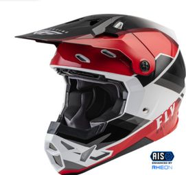 Casco integral Fly Racing Formula CP Rush Negro / Rojo / Blanco