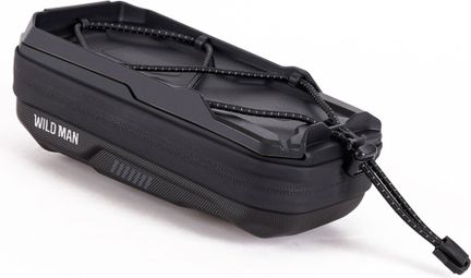 Sacoche de guidon WILD MAN vélo avec porte-téléphone étanche 0 6 L noire