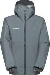 Veste Imperméable Mammut Crater Light Hs Hooded Gris Homme