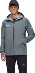 Mammut Crater Light Hs Giacca impermeabile con cappuccio Uomo Grigio